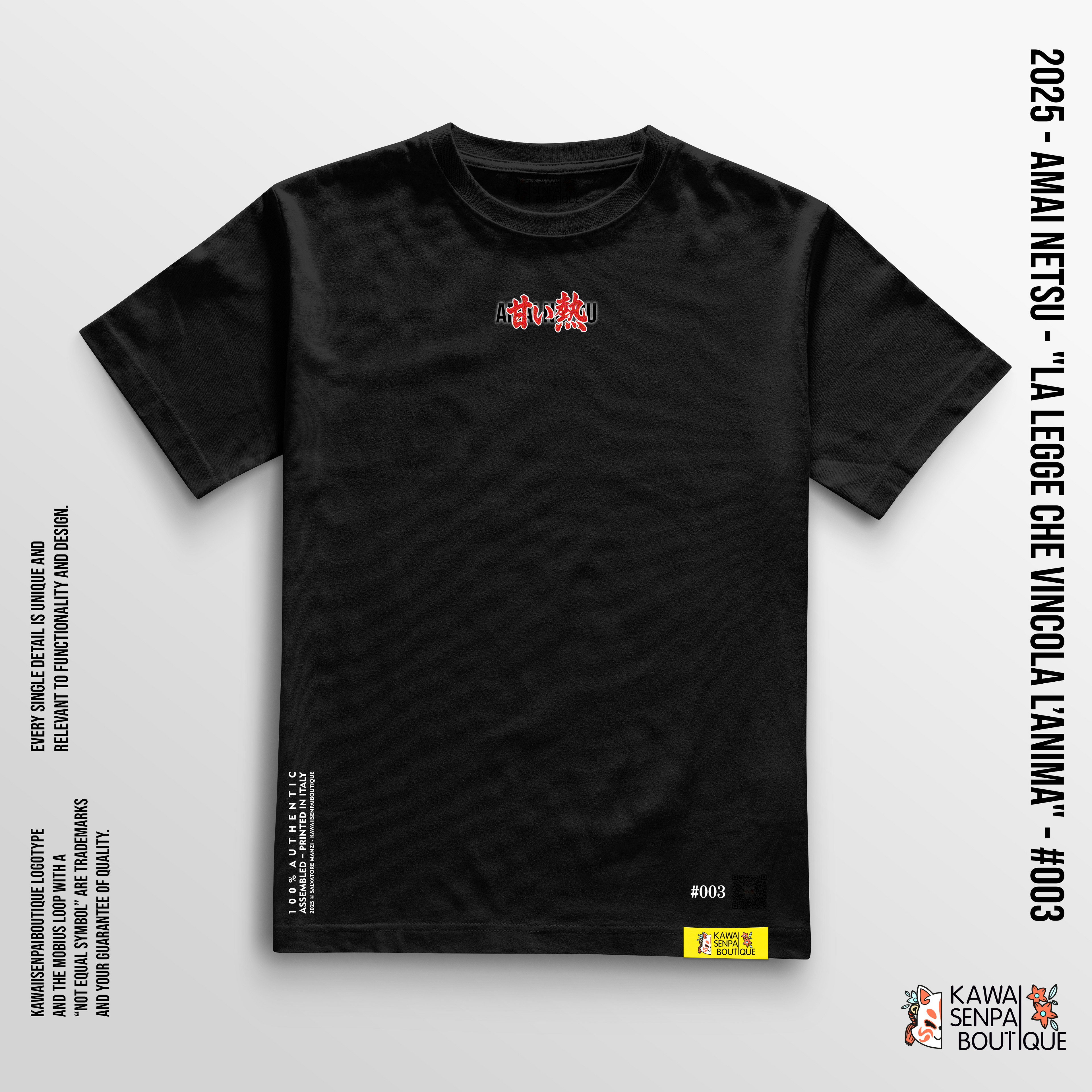 T-shirt Amai Netsu - 003 -  La legge che vincola l'anima