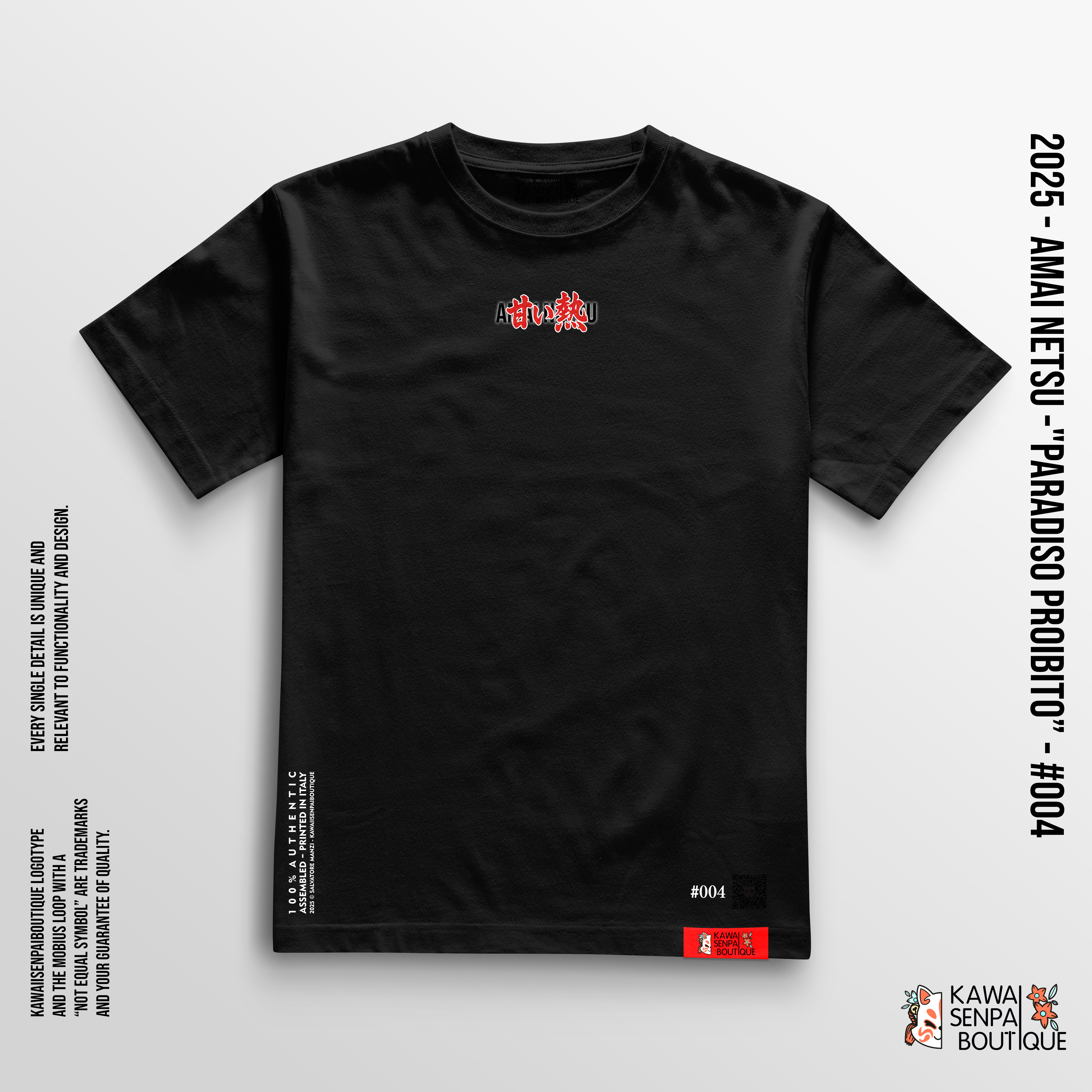 T-shirt Amai Netsu - 004 -  Paradiso Proibito