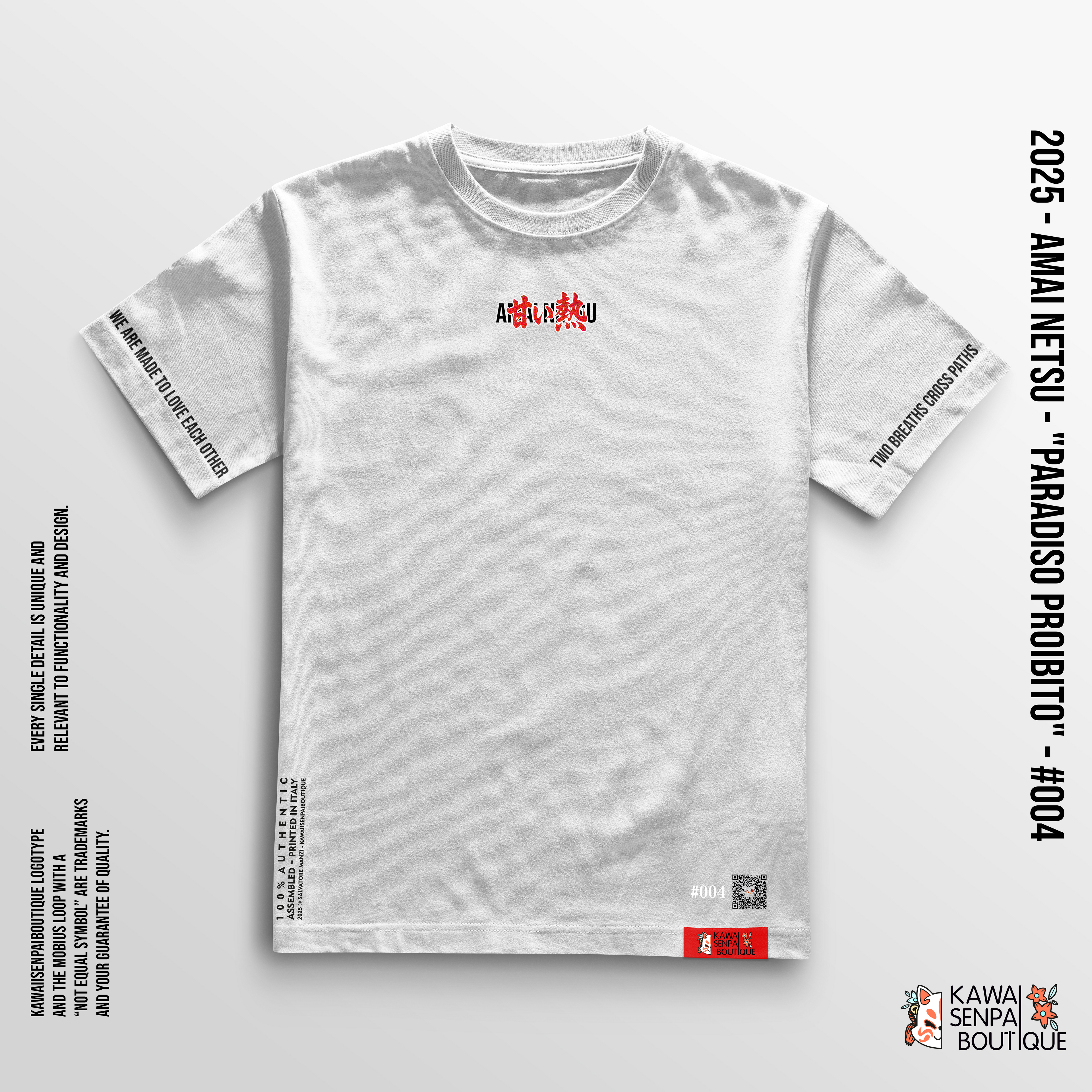 T-shirt Amai Netsu - 004 -  Paradiso Proibito