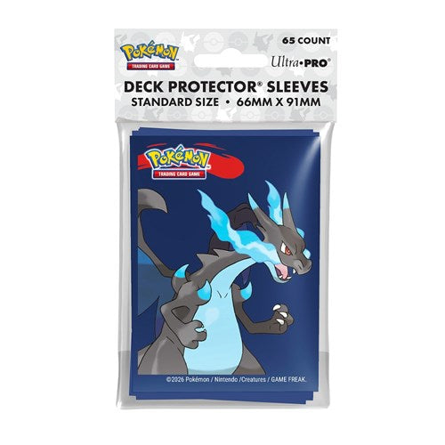 ULTRA PRO - 65 Deck Protector Sleeves - Pokemon - Mega Charizard X
