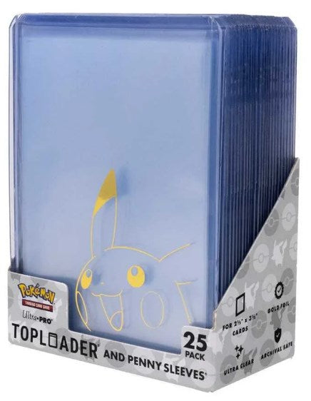 Ultra Pro Toploader e Penny Sleeves Combo Pack Pokémon Pikachu - Accessori TCG