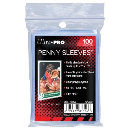 ULTRA PRO - 100 Card Sleeves Standard Soft - Clear