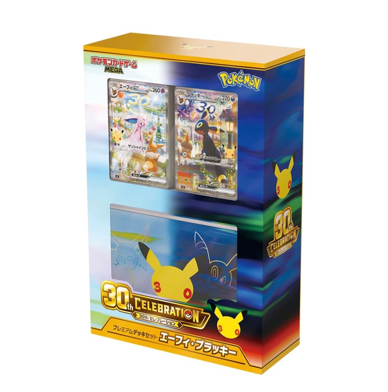 Pokemon 30th Celebration Premium Deck Set Espeon Ex Umbreon Ex JAP