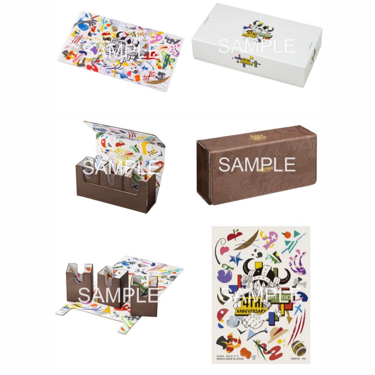 One Piece - Special Set 4th Anniversary - 10 promo, sleeves - ENG