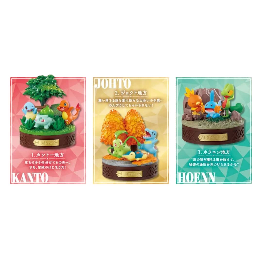 Pokemon - Journey with You! Anniversary “The Dawn Of Adventure” – Complete Set Re-Ment