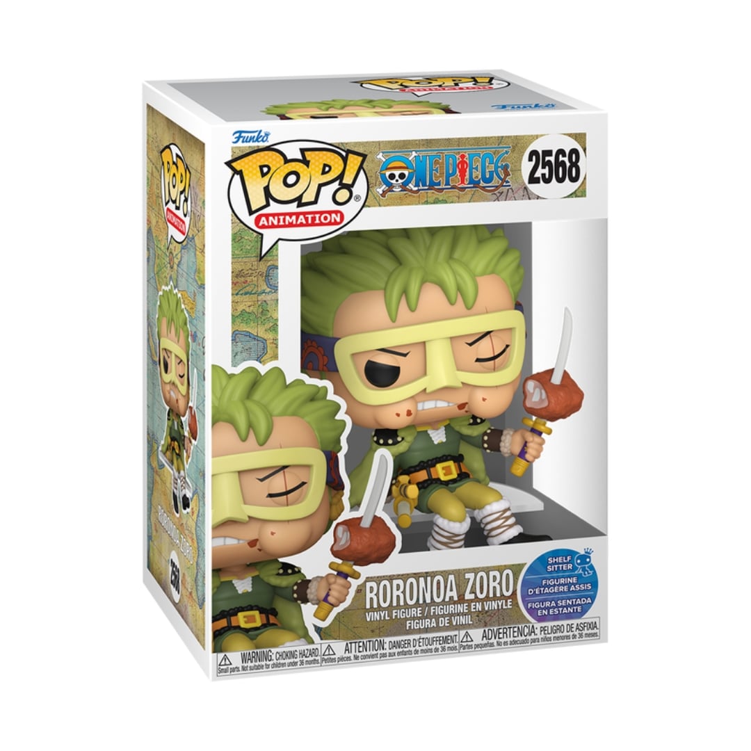 One Piece: Funko Pop! Roronoa Zoro (Shelf Sitter) 2568