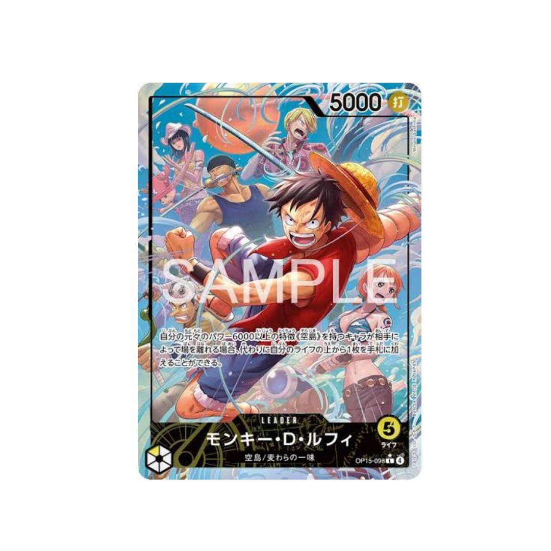 One Piece Card Game Monkey D. Rufy OP15-098 L Parallel (JAP)