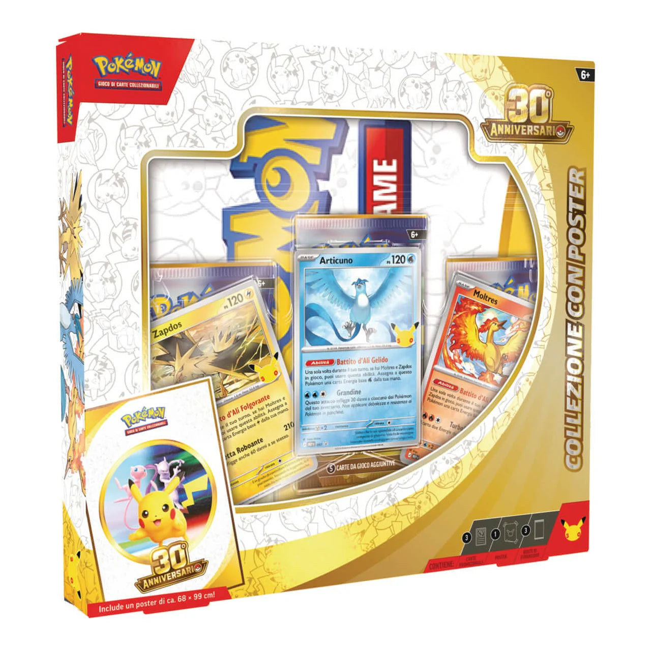 Pokemon 30° Anniversario - Collezione con poster